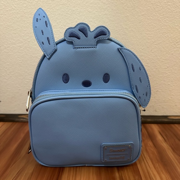 NWT Loungefly Sanrio Pochacco convertible mini backpack - Picture 2 of 5